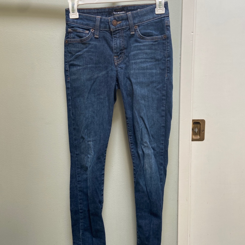 Lucky Brand Lolita Skinny dark blue skinny jeans (double zero)